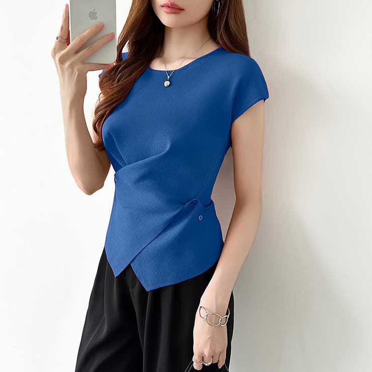 クロストップス サマーニット フレンチスリーブ | COCOMOMO | 詳細画像36 