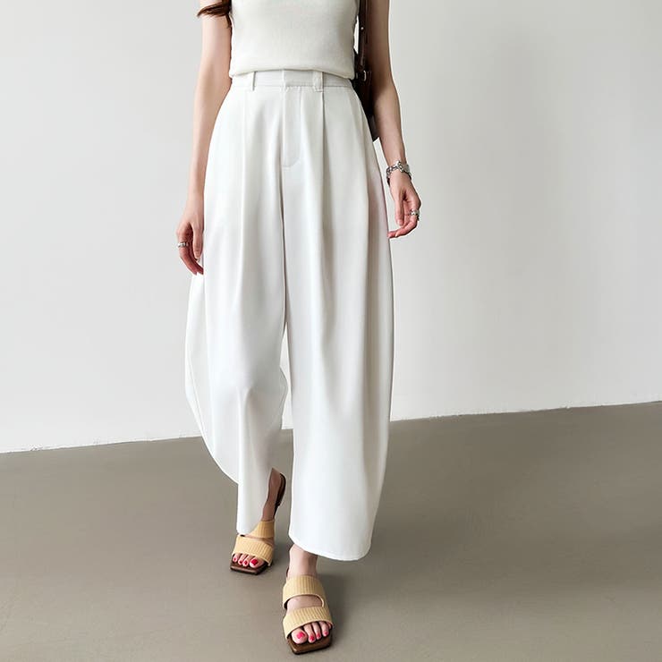 カーブパンツ バレルレッグパンツ ワイドパンツ | COCOMOMO | 詳細画像2 