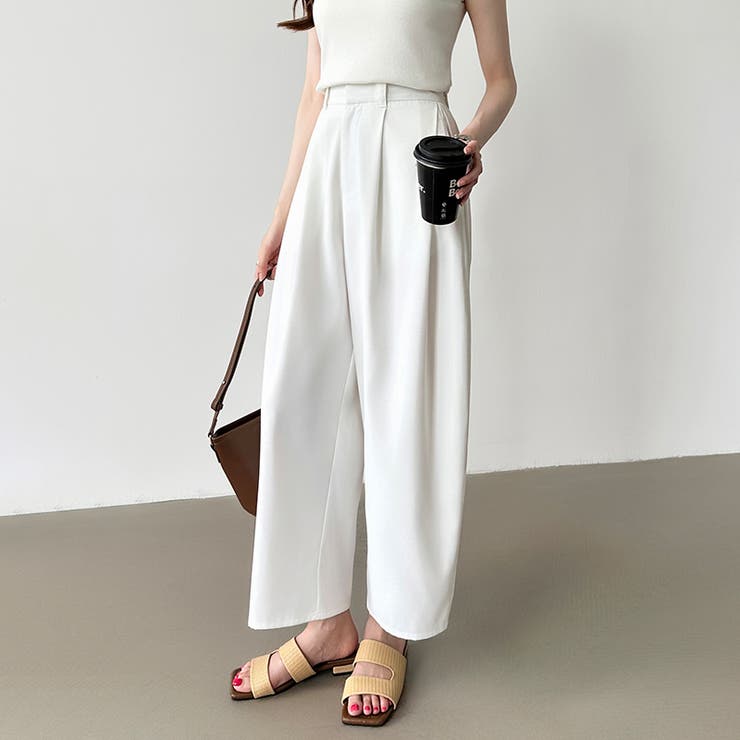 カーブパンツ バレルレッグパンツ ワイドパンツ | COCOMOMO | 詳細画像3 