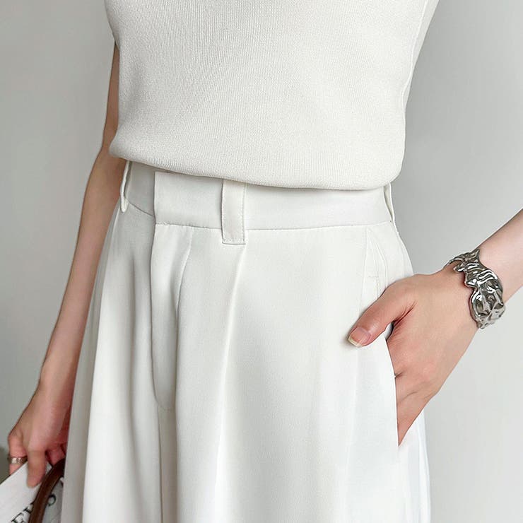 カーブパンツ バレルレッグパンツ ワイドパンツ | COCOMOMO | 詳細画像5 