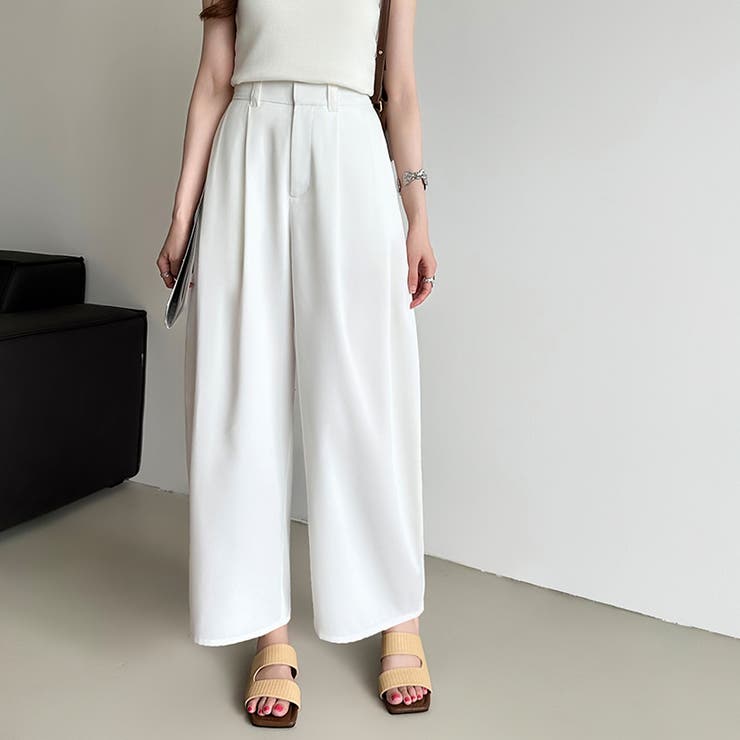 カーブパンツ バレルレッグパンツ ワイドパンツ | COCOMOMO | 詳細画像8 