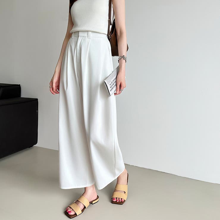 カーブパンツ バレルレッグパンツ ワイドパンツ | COCOMOMO | 詳細画像9 