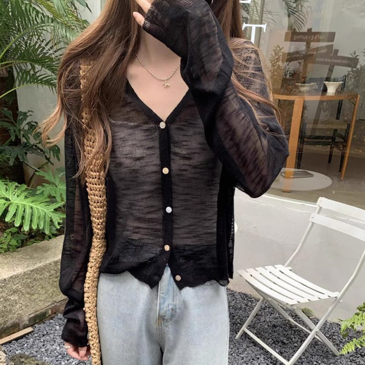 サマーカーディガン シーアカーディガン カーディガン夏 | COCOMOMO | 詳細画像14 