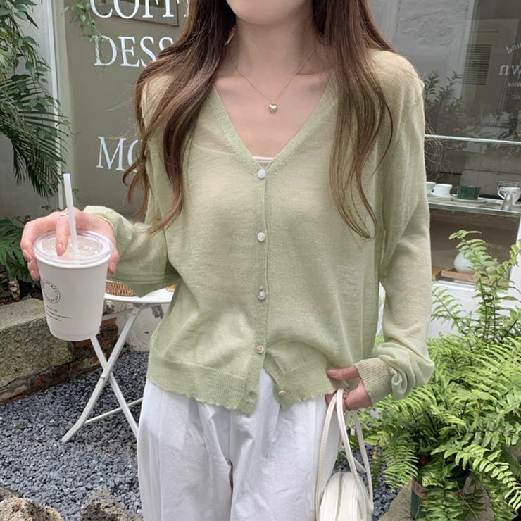 サマーカーディガン シーアカーディガン カーディガン夏 | COCOMOMO | 詳細画像1 