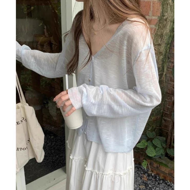 サマーカーディガン シーアカーディガン カーディガン夏 | COCOMOMO | 詳細画像6 