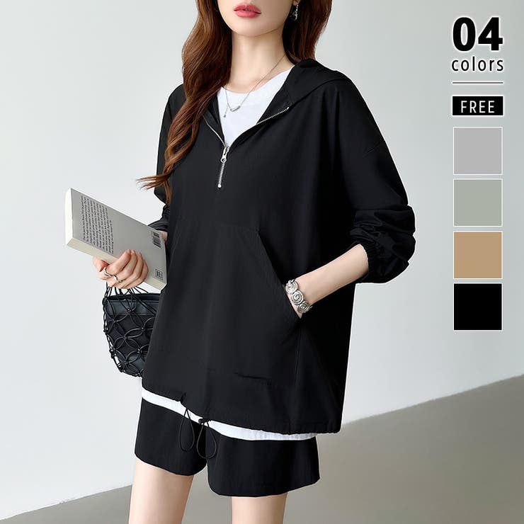 ブラック | ラッシュガード セットアップ夏 水陸両用 | COCOMOMO