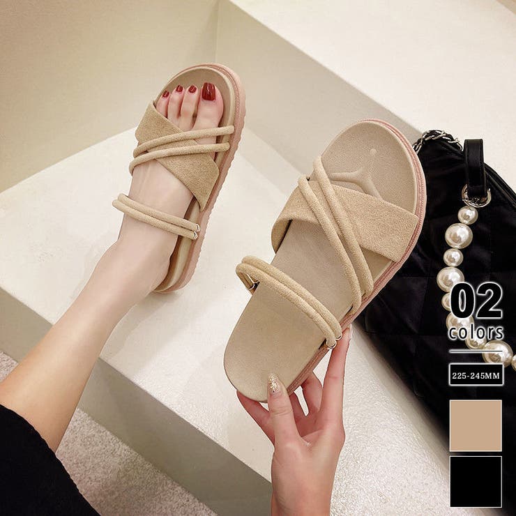 ダブルストラップサンダル 2way サンダル | COCOMOMO | 詳細画像1 