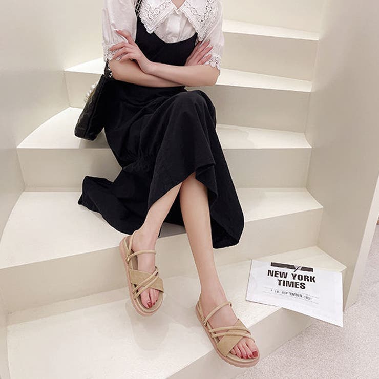 ダブルストラップサンダル 2way サンダル | COCOMOMO | 詳細画像4 