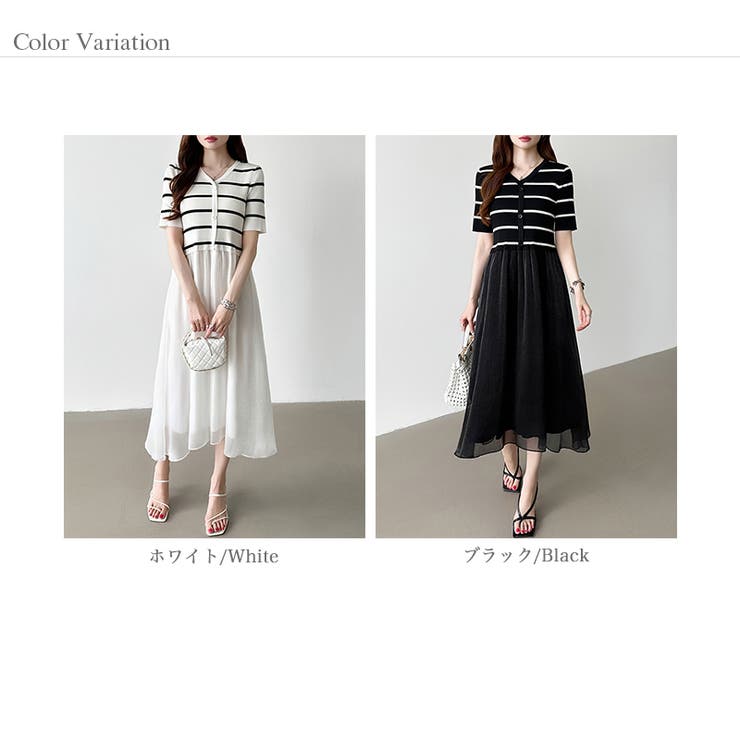 ドッキングワンピース オーガンジー 夏ワンピース | COCOMOMO | 詳細画像19 