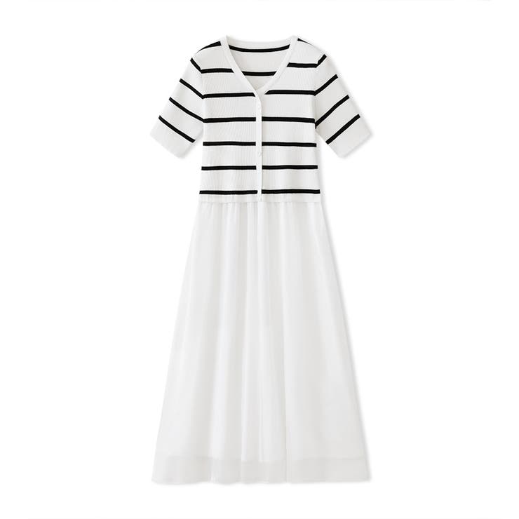 ドッキングワンピース オーガンジー 夏ワンピース | COCOMOMO | 詳細画像21 