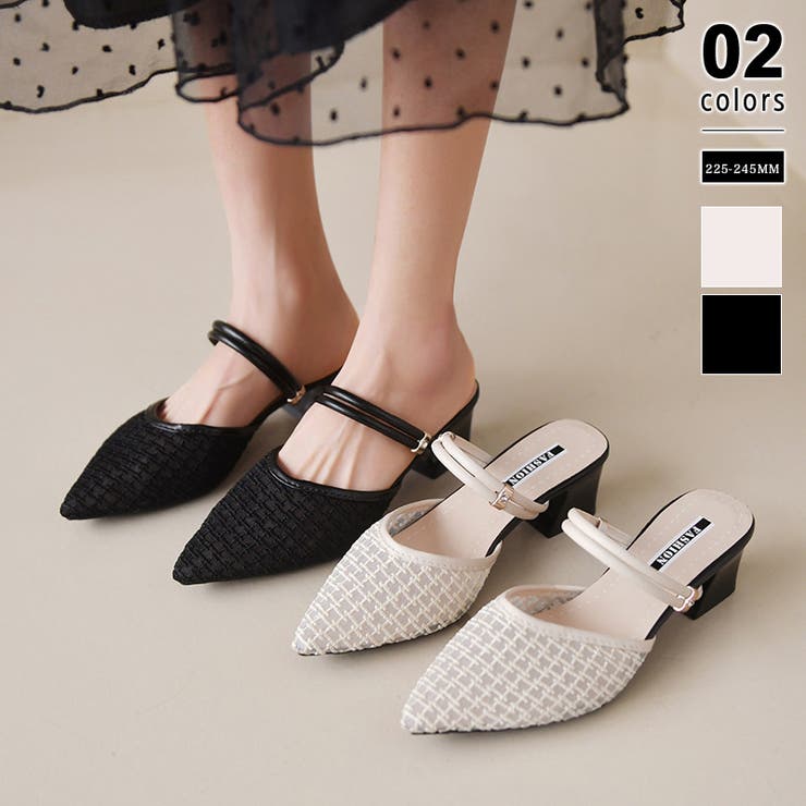 ミュール サンダル ヒールサンダル | COCOMOMO | 詳細画像1 