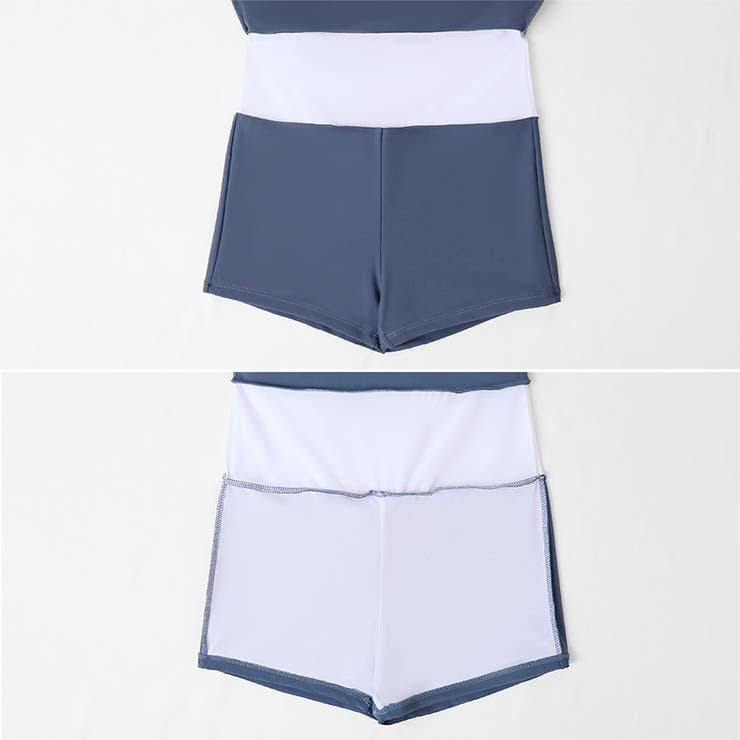 2wayオフショル水着 ワンピース水着 水着体型カバー | COCOMOMO | 詳細画像14 