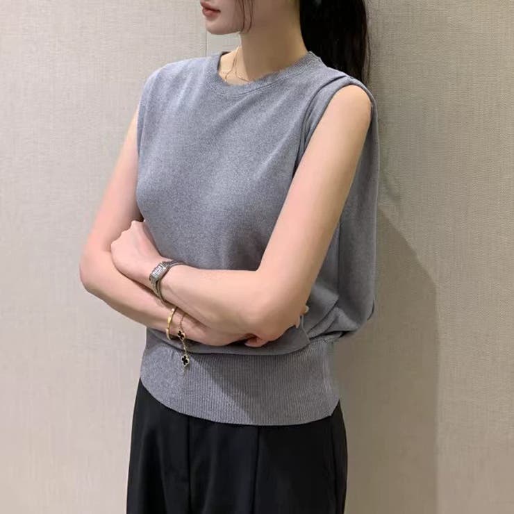 ノースリーブ サマーニット 夏トップス | COCOMOMO | 詳細画像10 