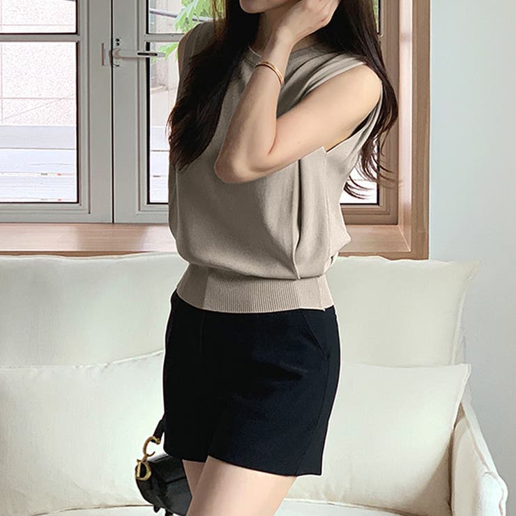 ノースリーブ サマーニット 夏トップス | COCOMOMO | 詳細画像6 