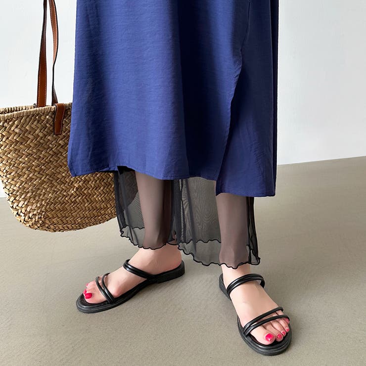 シアーレギンス チュールレギンス レギンスパンツ | COCOMOMO | 詳細画像4 