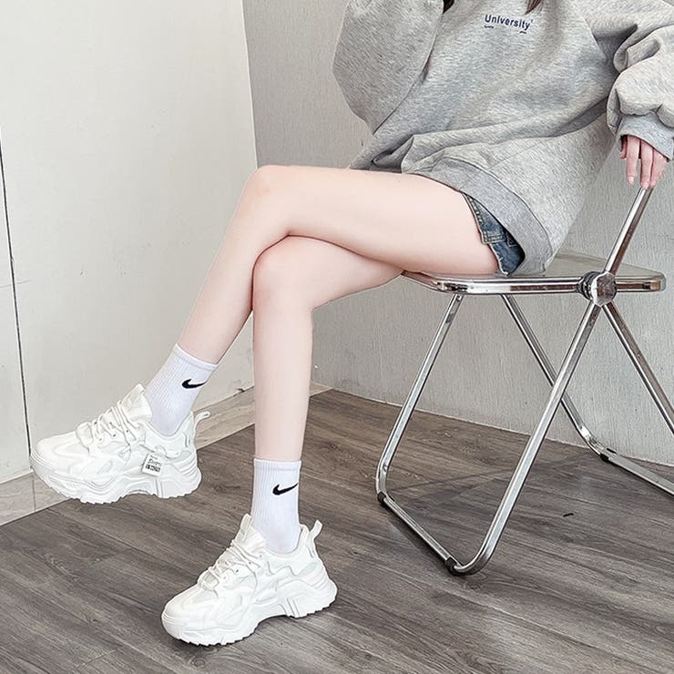 厚底スニーカー ダッドスニーカー シューズ | COCOMOMO | 詳細画像12 