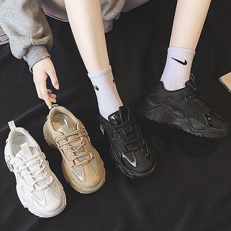 厚底スニーカー ダッドスニーカー シューズ | COCOMOMO | 詳細画像13 