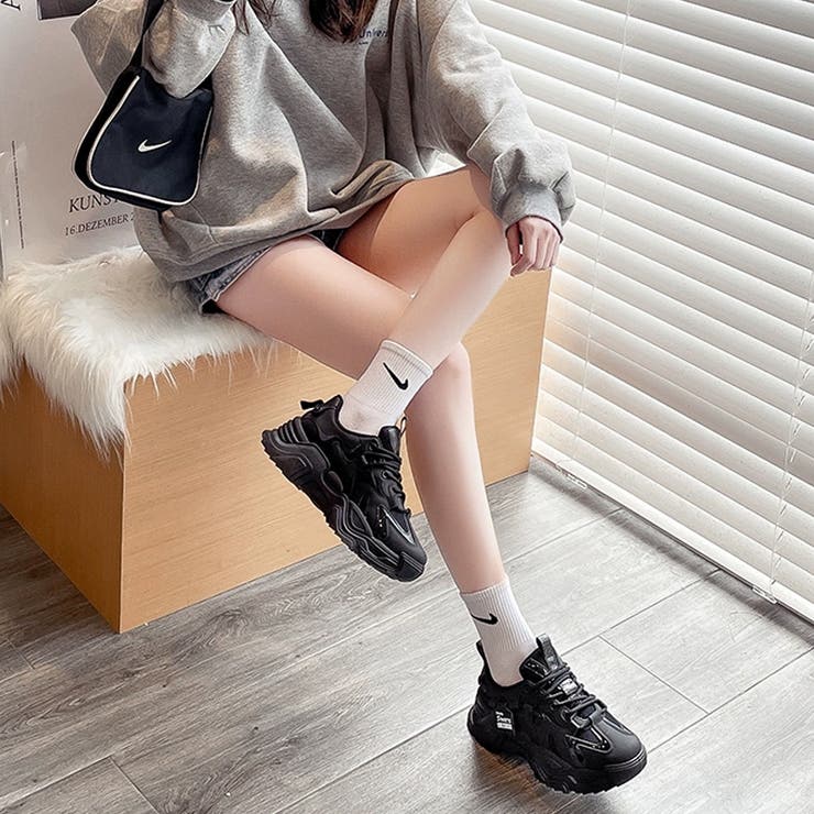 厚底スニーカー ダッドスニーカー シューズ | COCOMOMO | 詳細画像17 