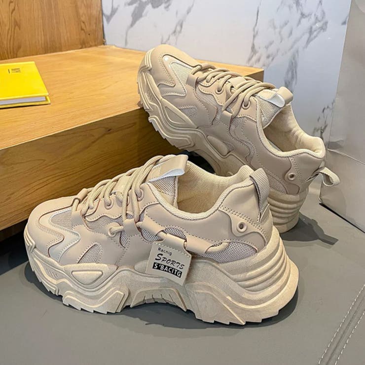 厚底スニーカー ダッドスニーカー シューズ | COCOMOMO | 詳細画像2 