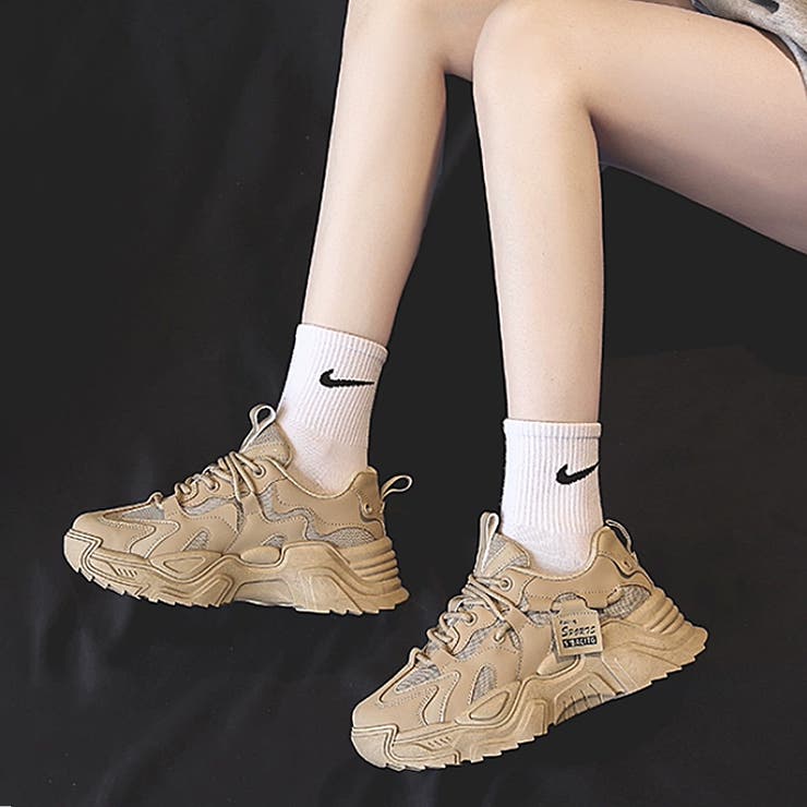 厚底スニーカー ダッドスニーカー シューズ | COCOMOMO | 詳細画像4 