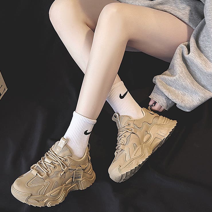 厚底スニーカー ダッドスニーカー シューズ | COCOMOMO | 詳細画像5 