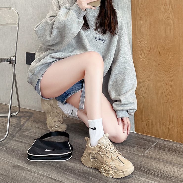 厚底スニーカー ダッドスニーカー シューズ | COCOMOMO | 詳細画像6 