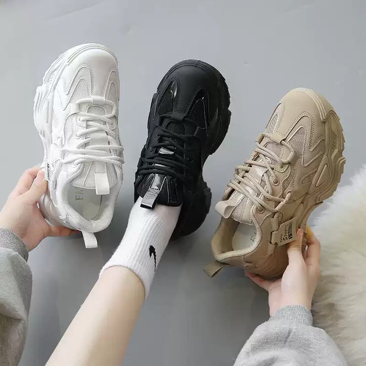 厚底スニーカー ダッドスニーカー シューズ | COCOMOMO | 詳細画像7 