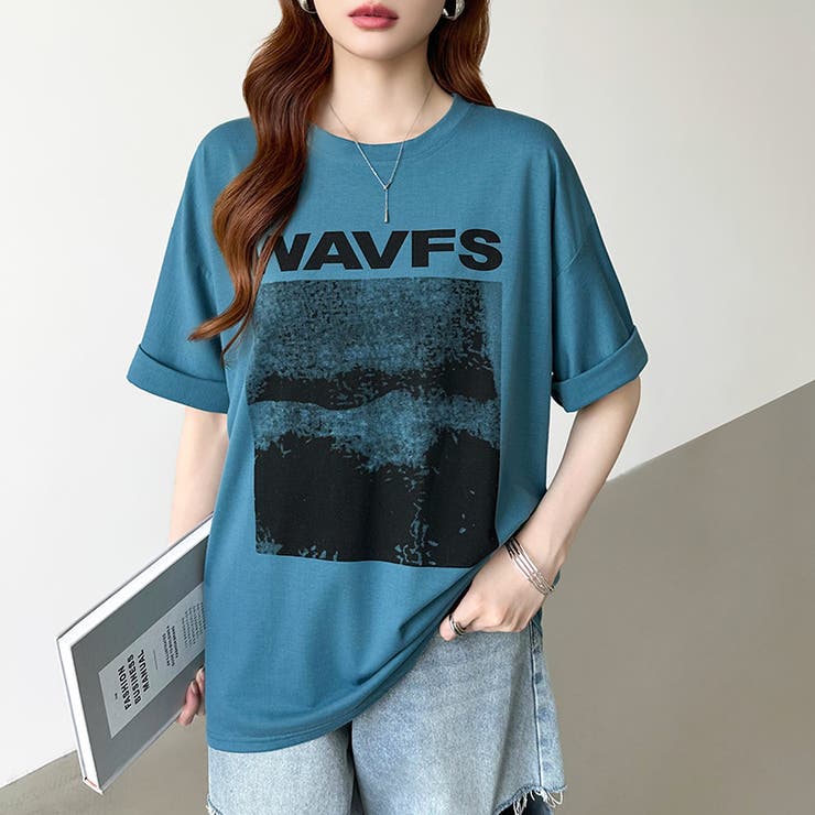 フォトプリントTシャツ ロゴtシャツ オーバーサイズ | COCOMOMO | 詳細画像2 