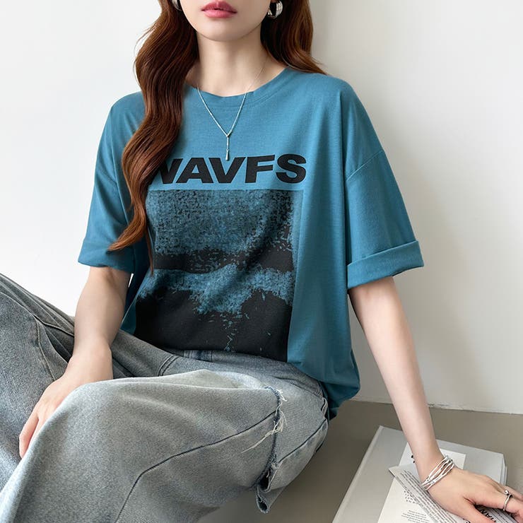 フォトプリントTシャツ ロゴtシャツ オーバーサイズ | COCOMOMO | 詳細画像7 