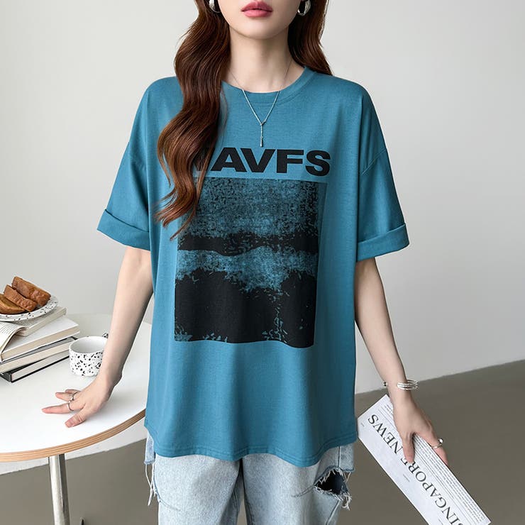 フォトプリントTシャツ ロゴtシャツ オーバーサイズ | COCOMOMO | 詳細画像9 