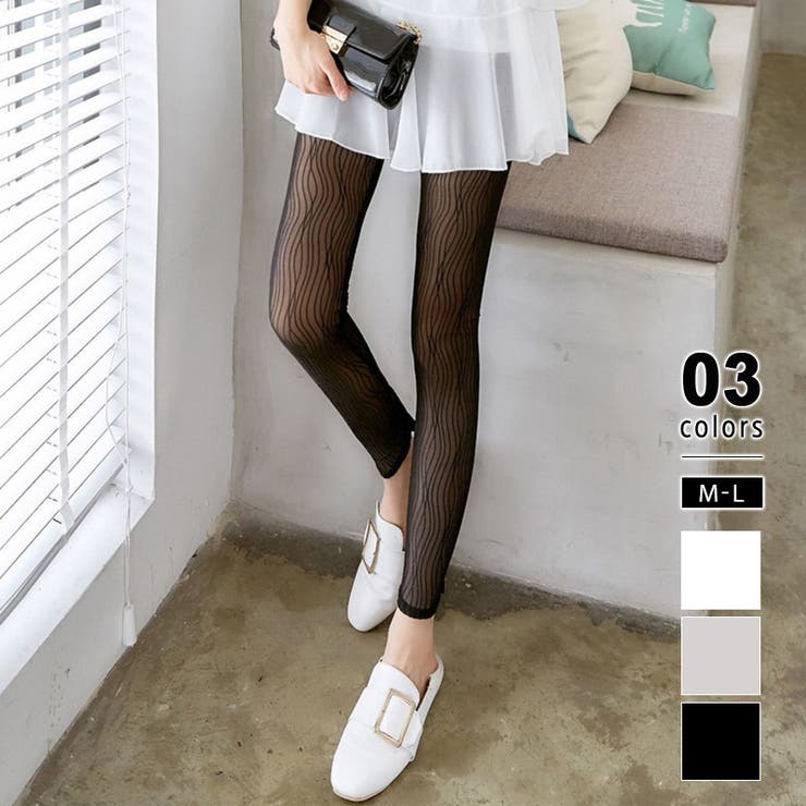 ブラック | シアーレギンス レギンス シースルー | COCOMOMO