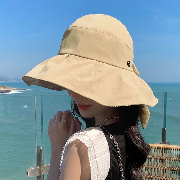 つば広ハット 帽子 日焼け対策 | COCOMOMO | 詳細画像15 