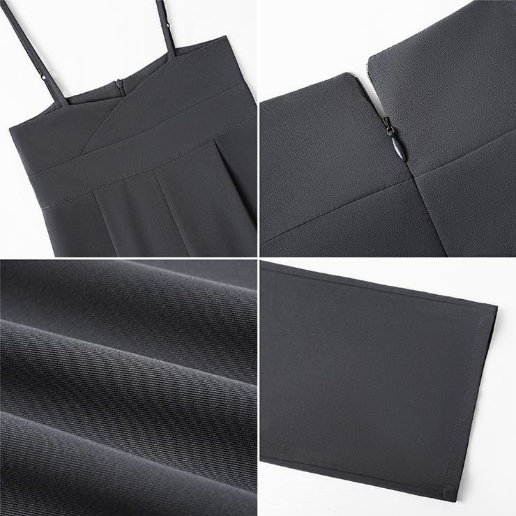 サロペットパンツ ハイウエスト ワイドパンツ | COCOMOMO | 詳細画像35 