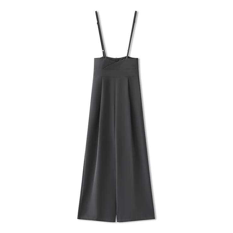 サロペットパンツ ハイウエスト ワイドパンツ | COCOMOMO | 詳細画像38 