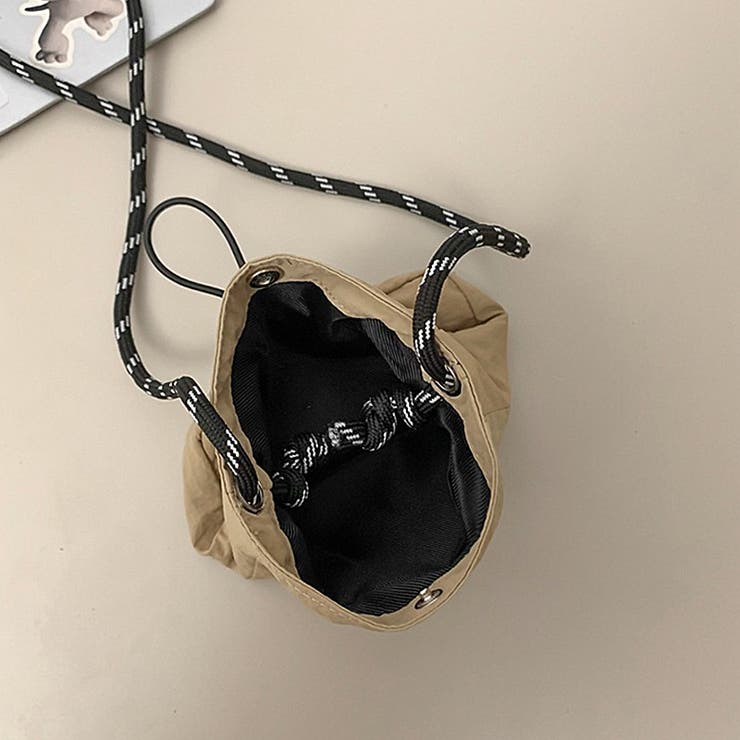 ミニショルダーバッグ サコッシュ ドロストバッグ | COCOMOMO | 詳細画像22 