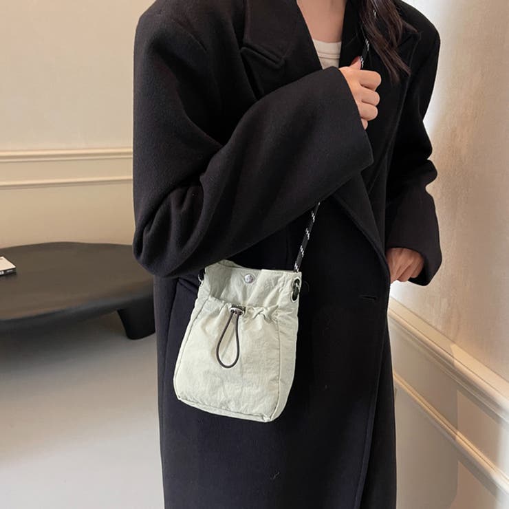 ミニショルダーバッグ サコッシュ ドロストバッグ | COCOMOMO | 詳細画像2 