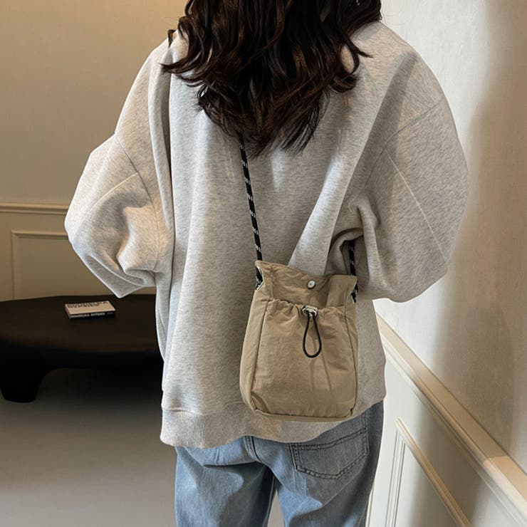 ミニショルダーバッグ サコッシュ ドロストバッグ | COCOMOMO | 詳細画像5 