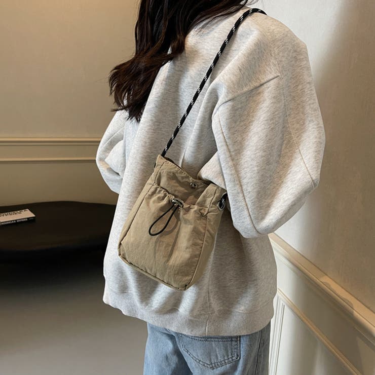 ミニショルダーバッグ サコッシュ ドロストバッグ | COCOMOMO | 詳細画像6 