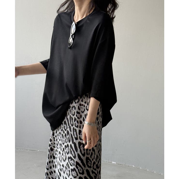 サラッと涼感 吸水速乾 オーバーサイズTシャツ | COCOMOMO | 詳細画像10 