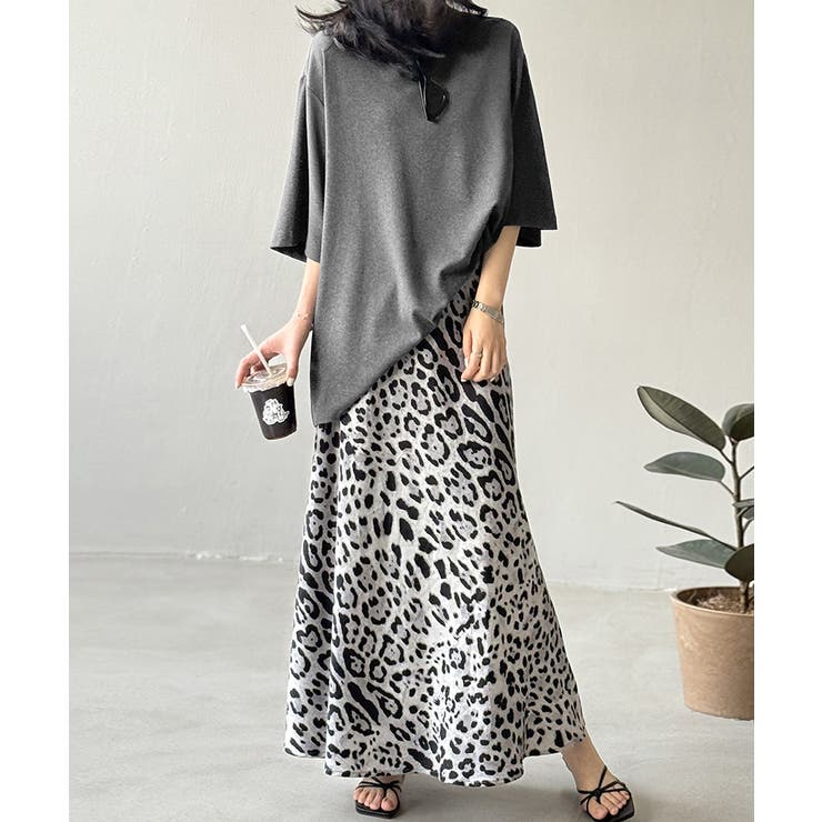 サラッと涼感 吸水速乾 オーバーサイズTシャツ | COCOMOMO | 詳細画像4 