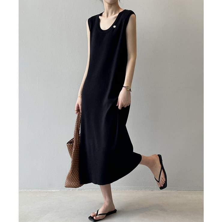 ノースリーブワンピース ボーダーワンピース 夏ワンピース | COCOMOMO | 詳細画像10 