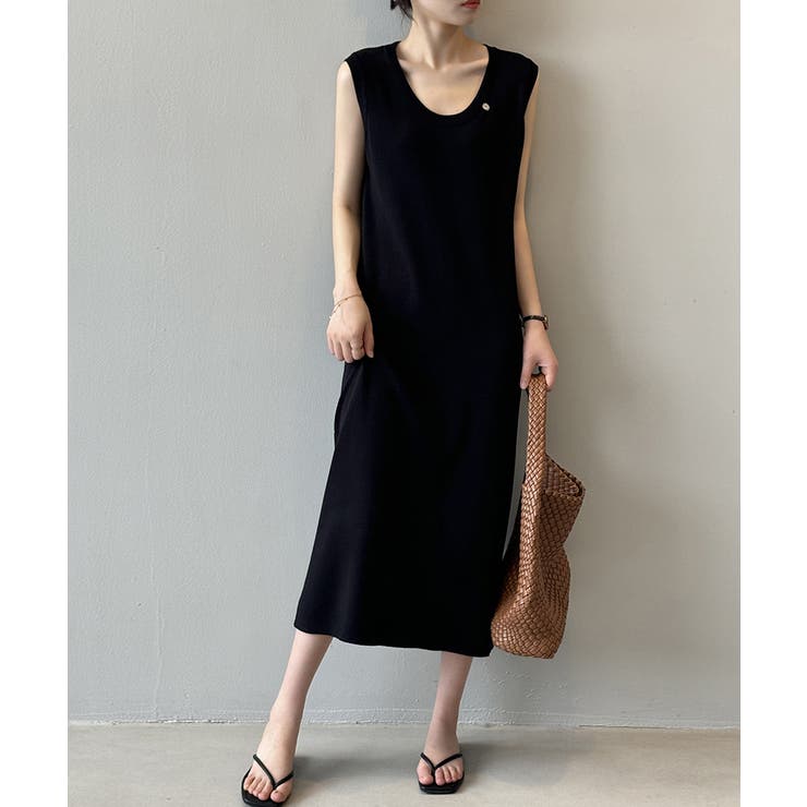 ノースリーブワンピース ボーダーワンピース 夏ワンピース | COCOMOMO | 詳細画像12 