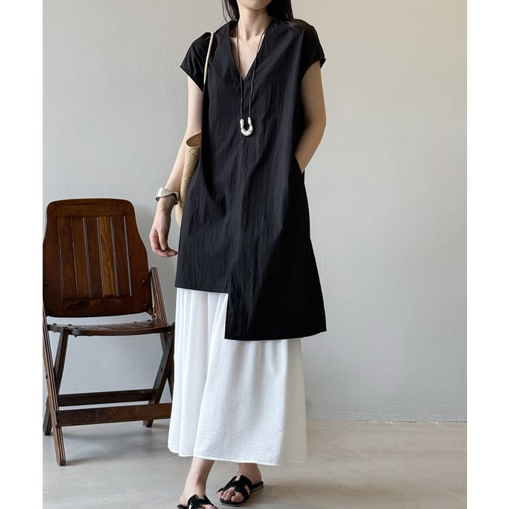 レイヤードワンピース セットアップ 夏ワンピース | COCOMOMO | 詳細画像11 