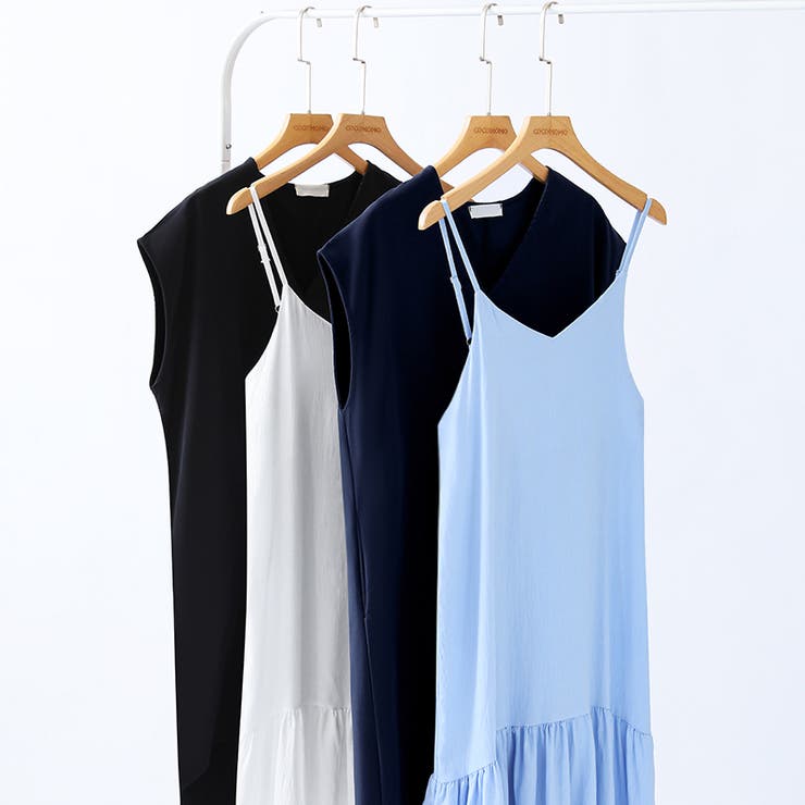 レイヤードワンピース セットアップ 夏ワンピース | COCOMOMO | 詳細画像17 