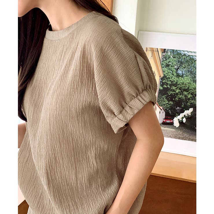 セットアップ夏 半袖トップスワイドパンツセット パンツセットアップ | COCOMOMO | 詳細画像10 