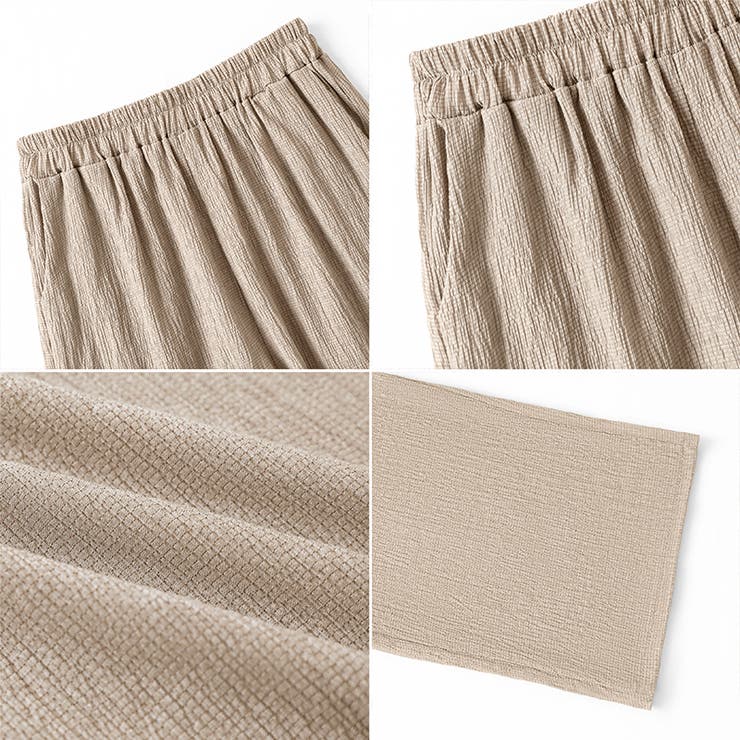 セットアップ夏 半袖トップスワイドパンツセット パンツセットアップ | COCOMOMO | 詳細画像18 