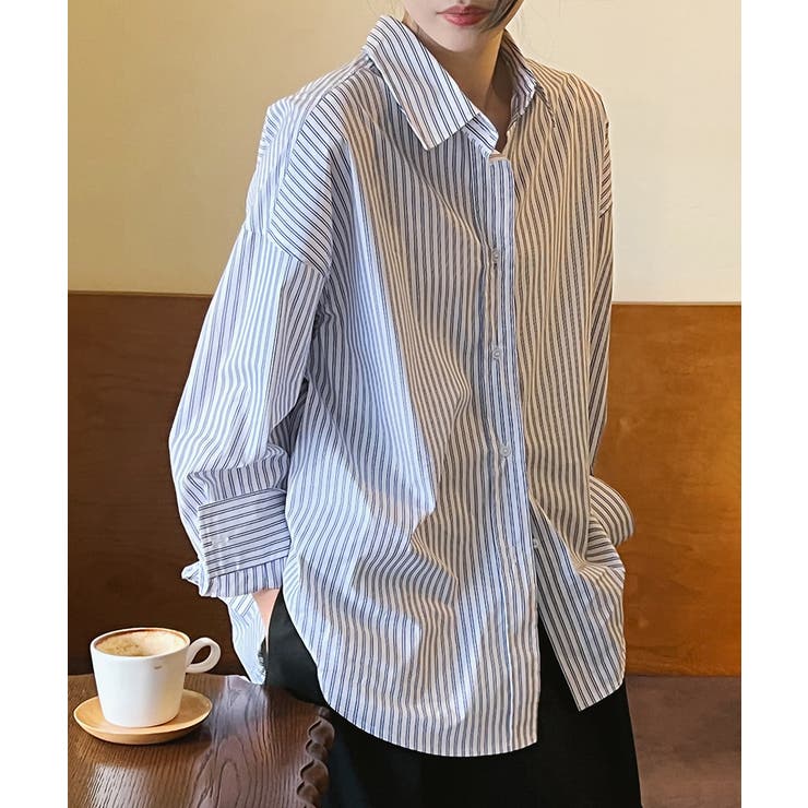 ⭐︎cocoさま専用⭐︎ストライプオーバーサイズシャツ ⭐︎cocoさま専用⭐︎ストライプオーバーサイズシャツ シャツ