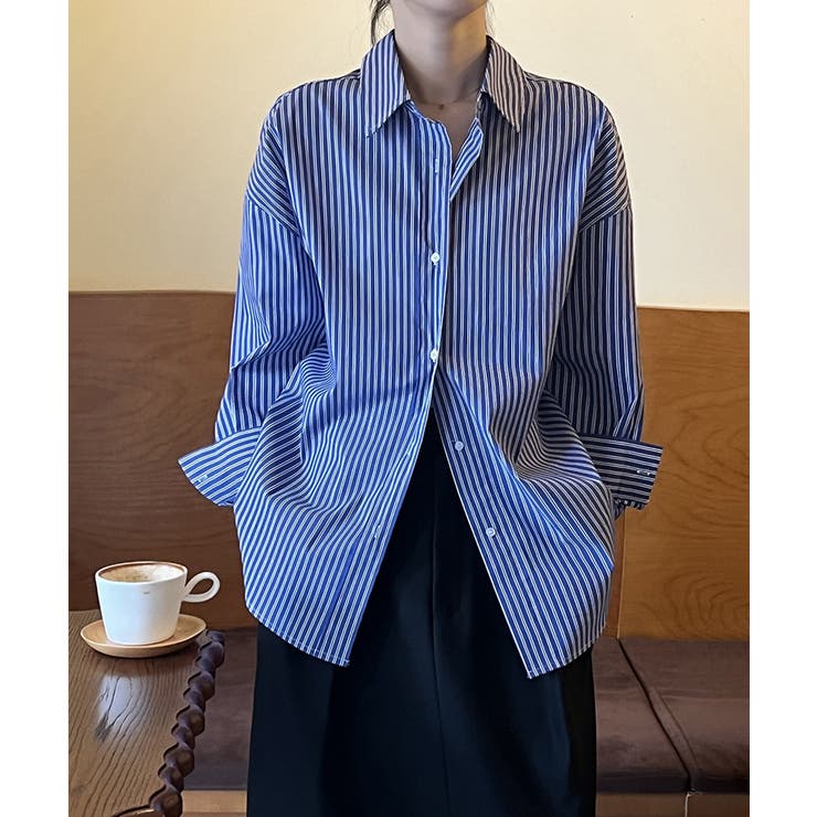 ⭐︎cocoさま専用⭐︎ストライプオーバーサイズシャツ ⭐︎cocoさま専用⭐︎ストライプオーバーサイズシャツ シャツ