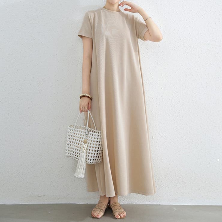 エンボスワンピース フレアワンピース 夏ワンピース | COCOMOMO | 詳細画像10 