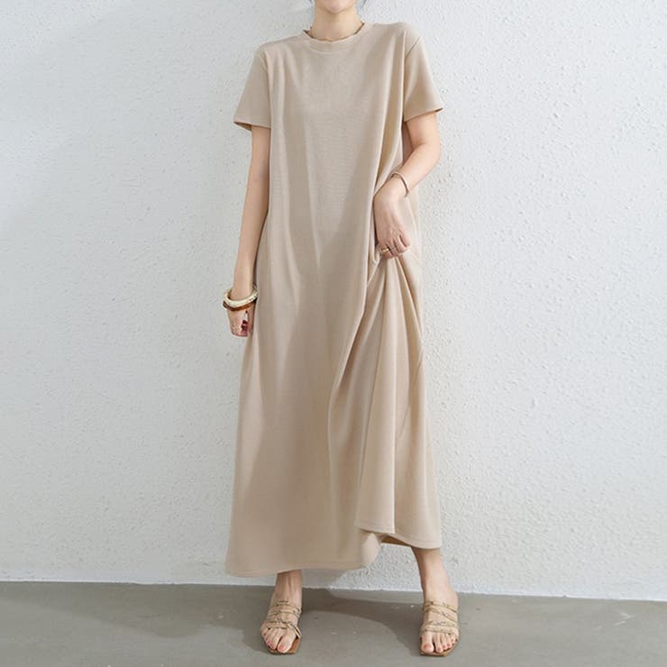 エンボスワンピース フレアワンピース 夏ワンピース | COCOMOMO | 詳細画像13 